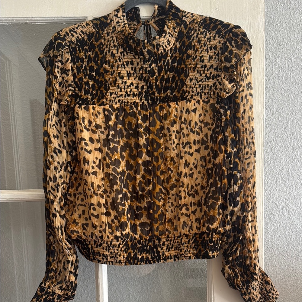 Leopard Print Women's Top